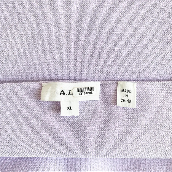 ALC Victoria Knit Stretch Crop Square Neck Tank Size XL Excellent Condition - Picture 6 of 9